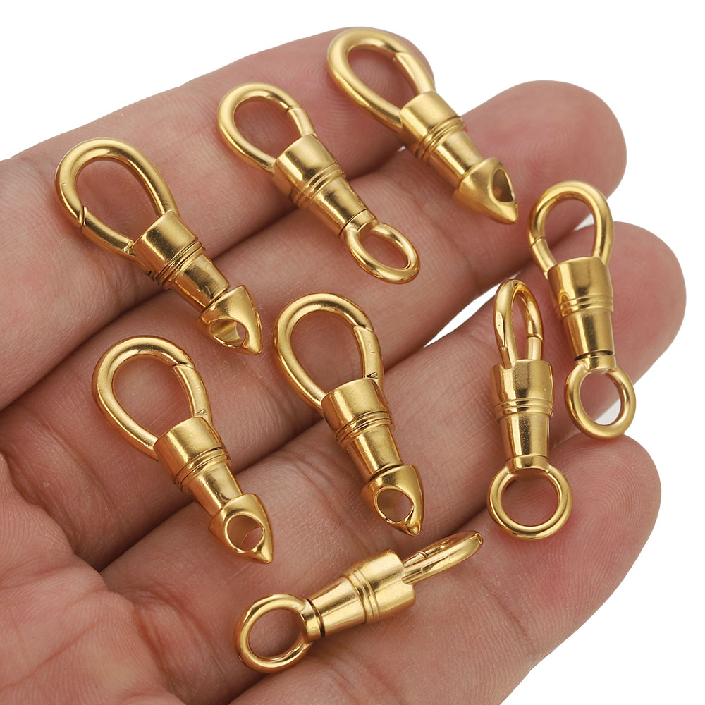 Jewelry Making Metal Supplies - 2 unids/lote bolsa de acero inoxidable