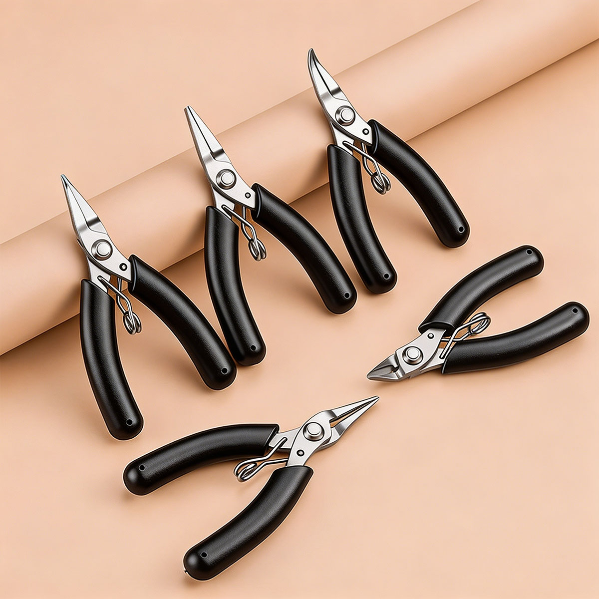 Jewelry Making Needle Nose Pliers - Alicates de Punta Fina de Acero
