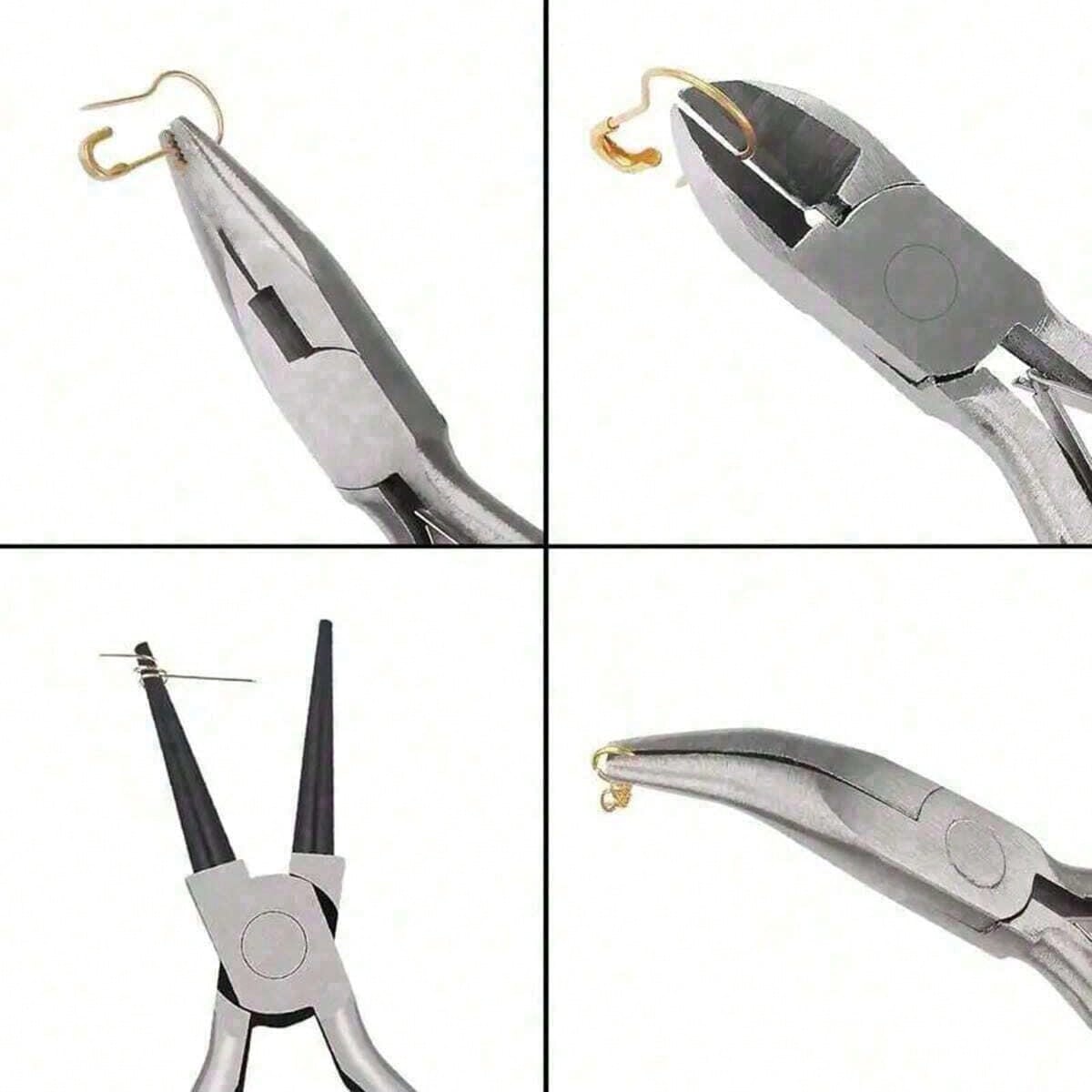 Jewelry Making Needle Nose Pliers - Juego de herramientas para hacer joyas,