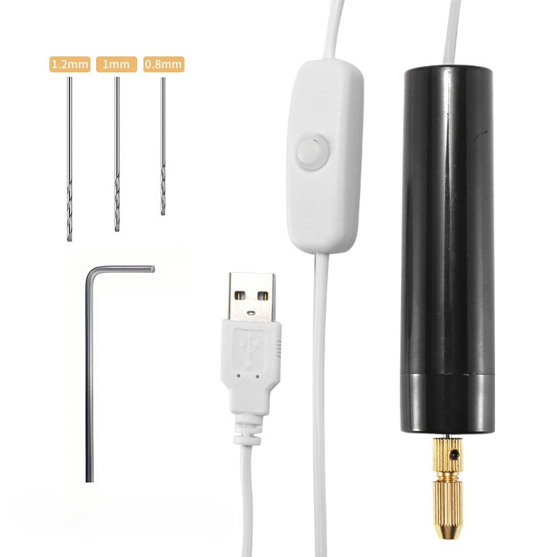 Jewelry Making Rotary Tool - Mini Taladro Eléctrico Portátil USB, Herramienta