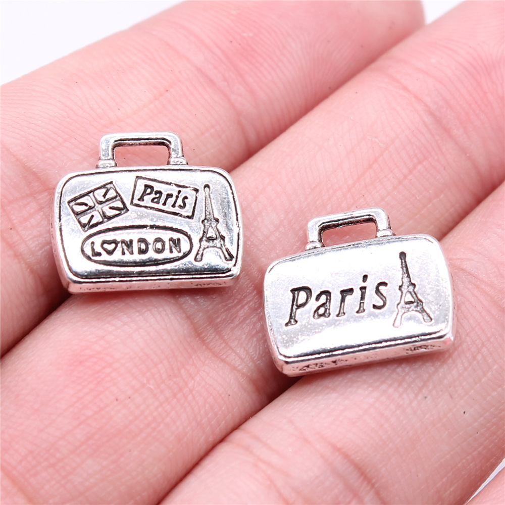 Jewelry Making Paris - WYSIWYG 5 uds 16x14mm Color plata