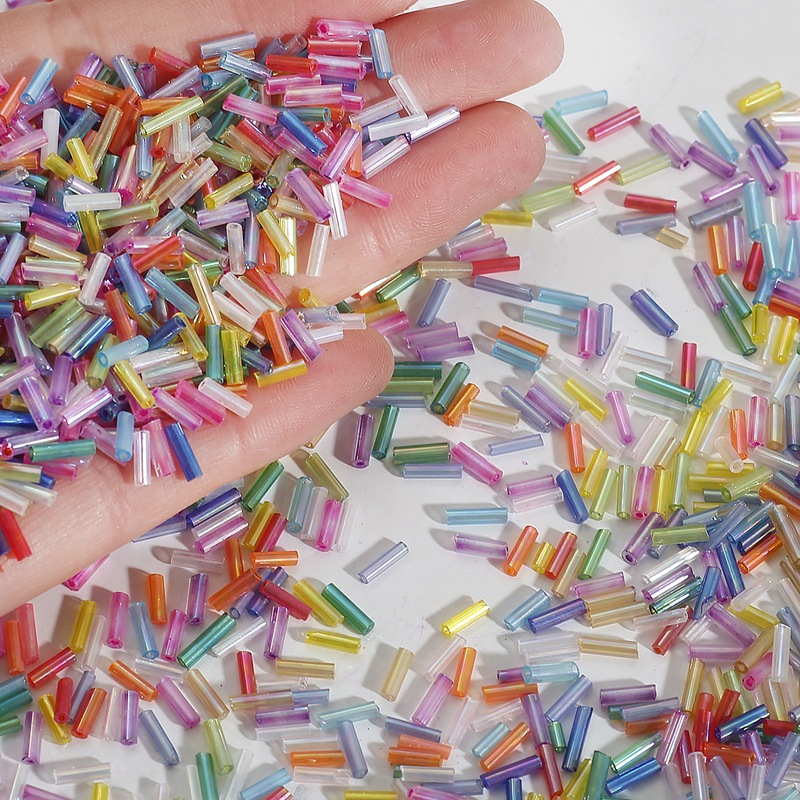 Seed Bead Tube - 2x7mm 600 unids/lote cuentas de cristal