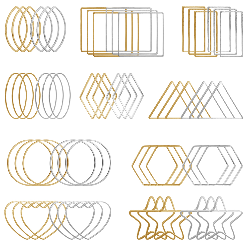 Jewelry Making Metal Supplies - 20 piezas de colgantes de bisel