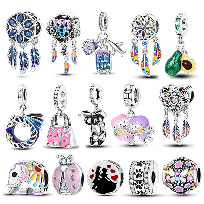 Jewelry Making Paris - Abalorio Colgante de Plata de Ley