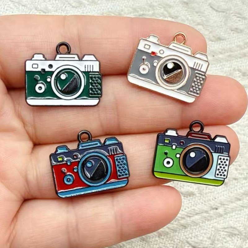 10 Piezas de Dijes de Cámara d - Jewelry Making Videos reseña y precio