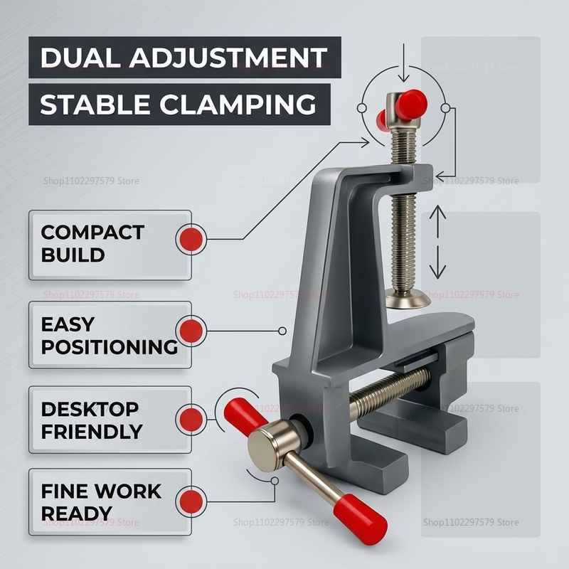 Mini Tornillo de Banco de Alum - Jewelry Making Vise reseña y precio