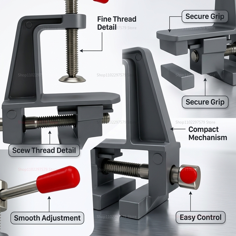 Mini Tornillo de Banco de Alum - Jewelry Making Vise reseña y precio