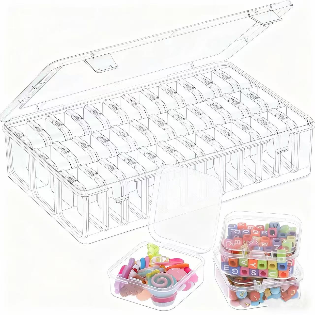 Caja de Almacenamiento de Plás - Jewelry Making Using Beads reseña y precio