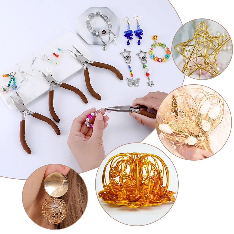 Juego de 4 Alicates de Punta F - Jewelry Making Using Beads reseña y precio