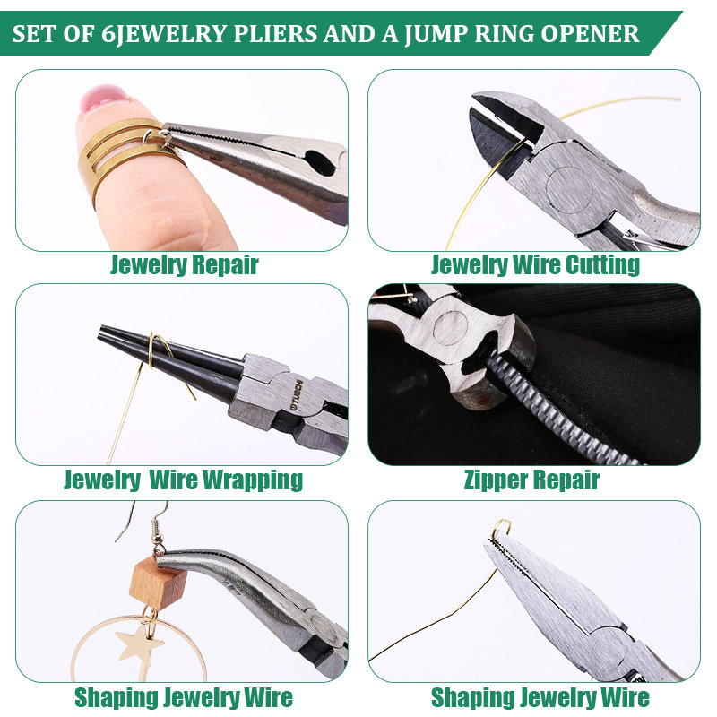 Juego de herramientas para hac - Jewelry Making Needle Nose Pliers reseña y precio