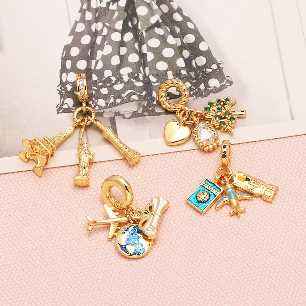 OCESRIO-Colgante de viaje mund - Jewelry Making Paris reseña y precio