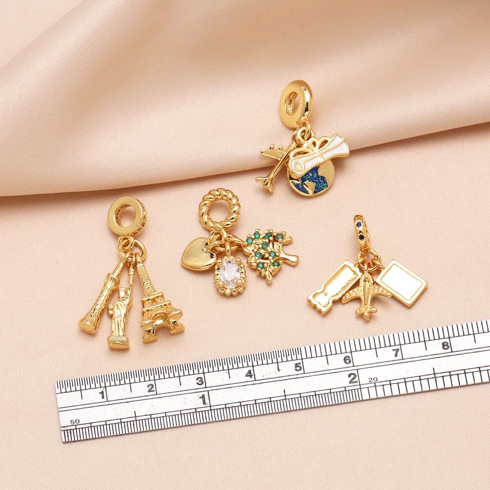 OCESRIO-Colgante de viaje mund - Jewelry Making Paris reseña y precio