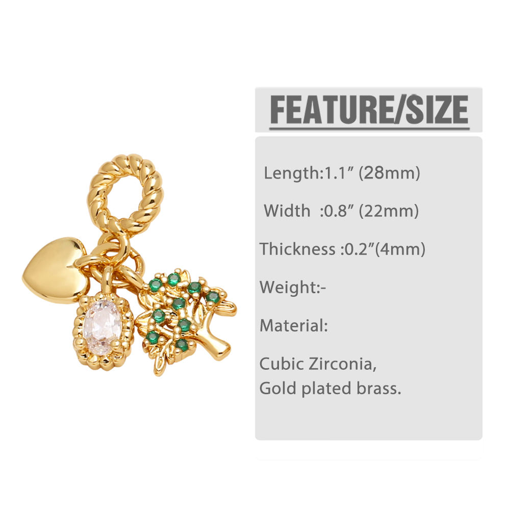 OCESRIO-Colgante de viaje mund - Jewelry Making Paris reseña y precio