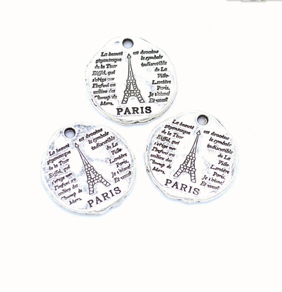 5 piezas de dijes redondos de  - Jewelry Making Paris reseña y precio