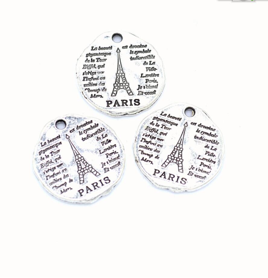 5 piezas de dijes redondos de  - Jewelry Making Paris reseña y precio