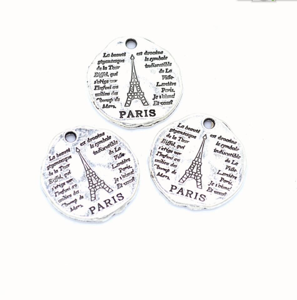 5 piezas de dijes redondos de  - Jewelry Making Paris reseña y precio