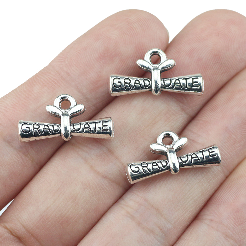 Dijes de plata antigua chapada - Jewelry Making Diploma reseña y precio