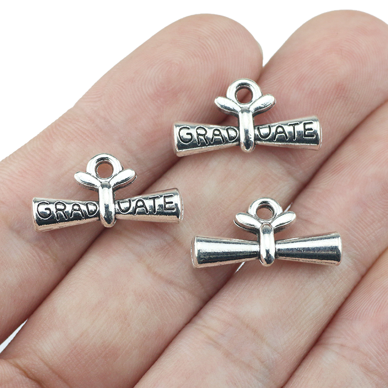Dijes de plata antigua chapada - Jewelry Making Diploma reseña y precio