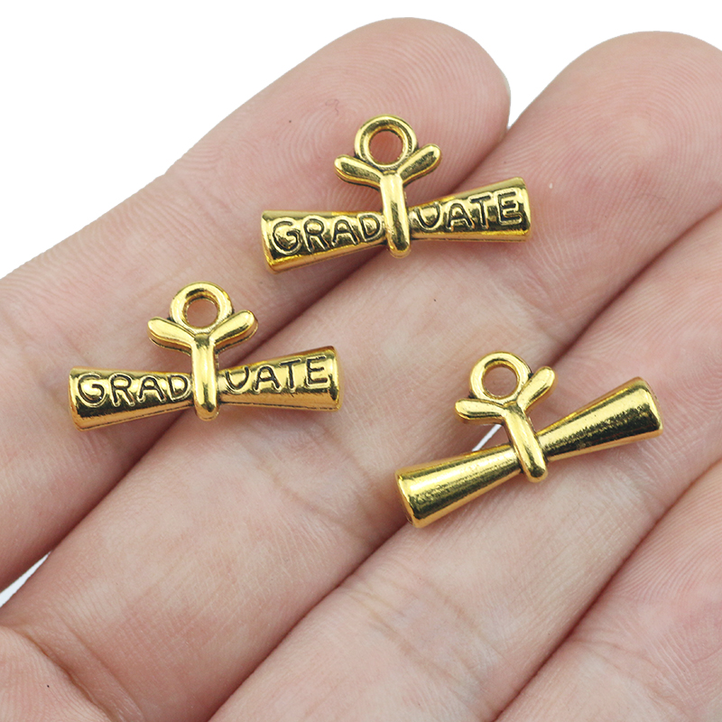 Dijes de plata antigua chapada - Jewelry Making Diploma reseña y precio