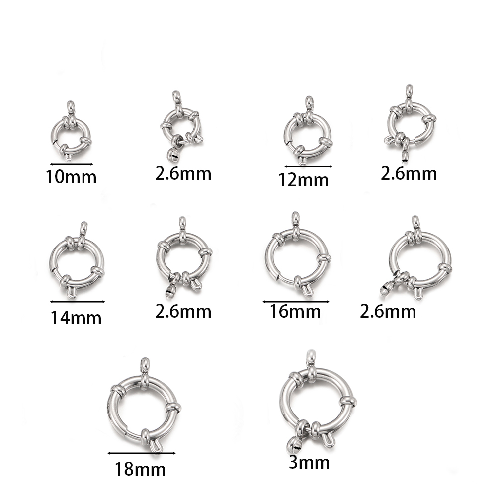 2 Piezas de Cierres de Resorte - Jewelry Making Metal Supplies reseña y precio