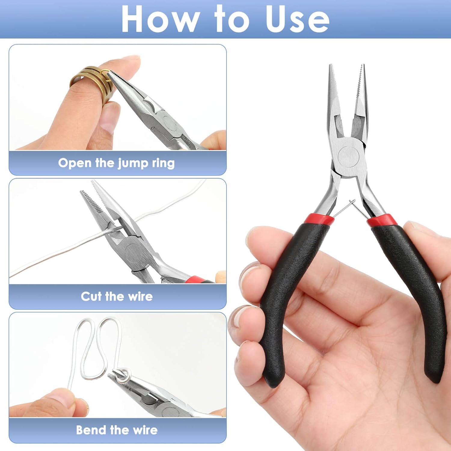 Alicates de punta fina para la - Jewelry Making Needle Nose Pliers reseña y precio